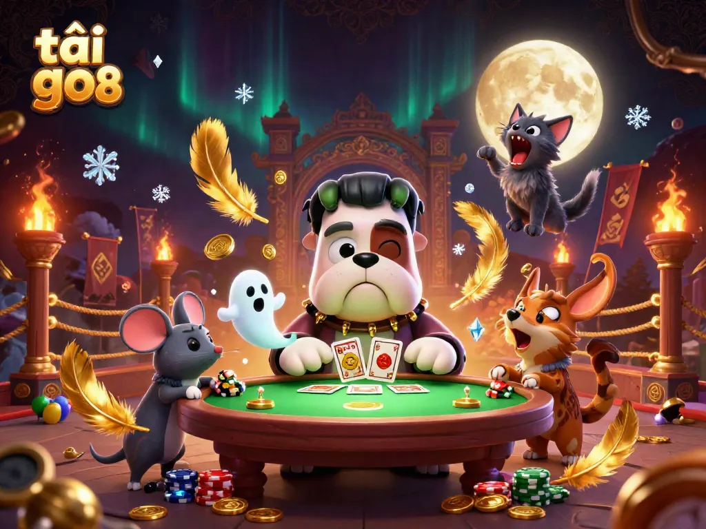 Engage in thrilling gaming with tải go 88 featuring unique characters and dynamic casino elements.