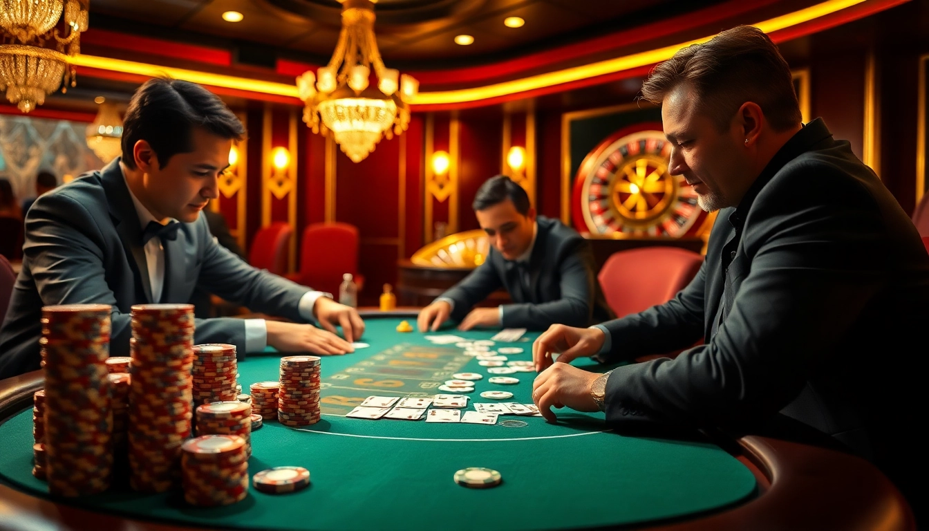 Experience the excitement at 68VIP with a buzzing casino atmosphere and engaging poker action.