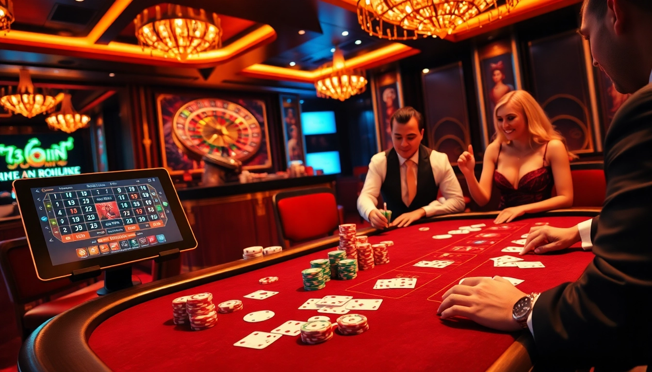 Experience the thrill of betting at 13win com with vibrant casino visuals featuring poker and roulette.