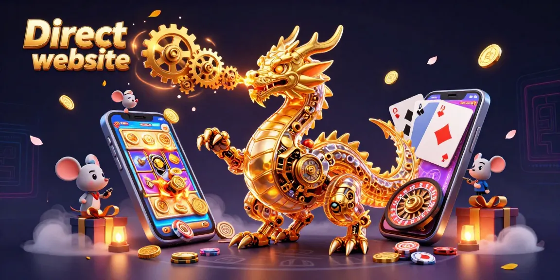Engage with thrilling slot games at Direct website featuring vibrant animations and golden winnings.